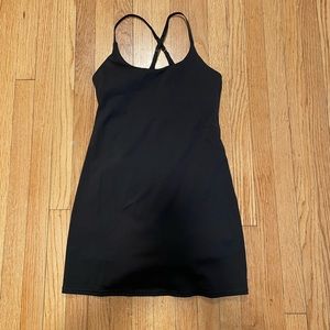 Iuga Black Workout Dress with Built-in-Shorts - Size M